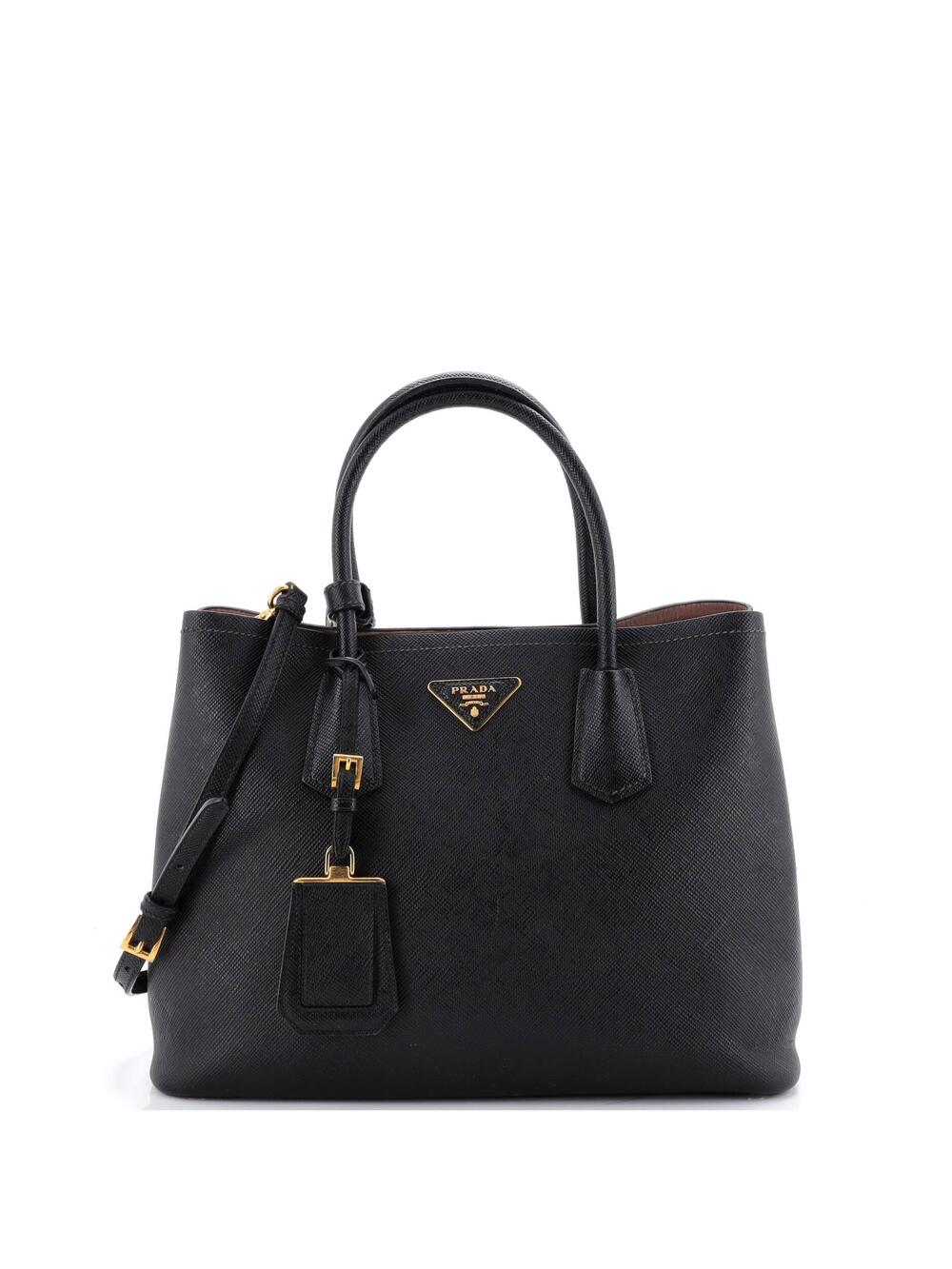 Prada Cuir Double Tote Saffiano Leather #345390P16B